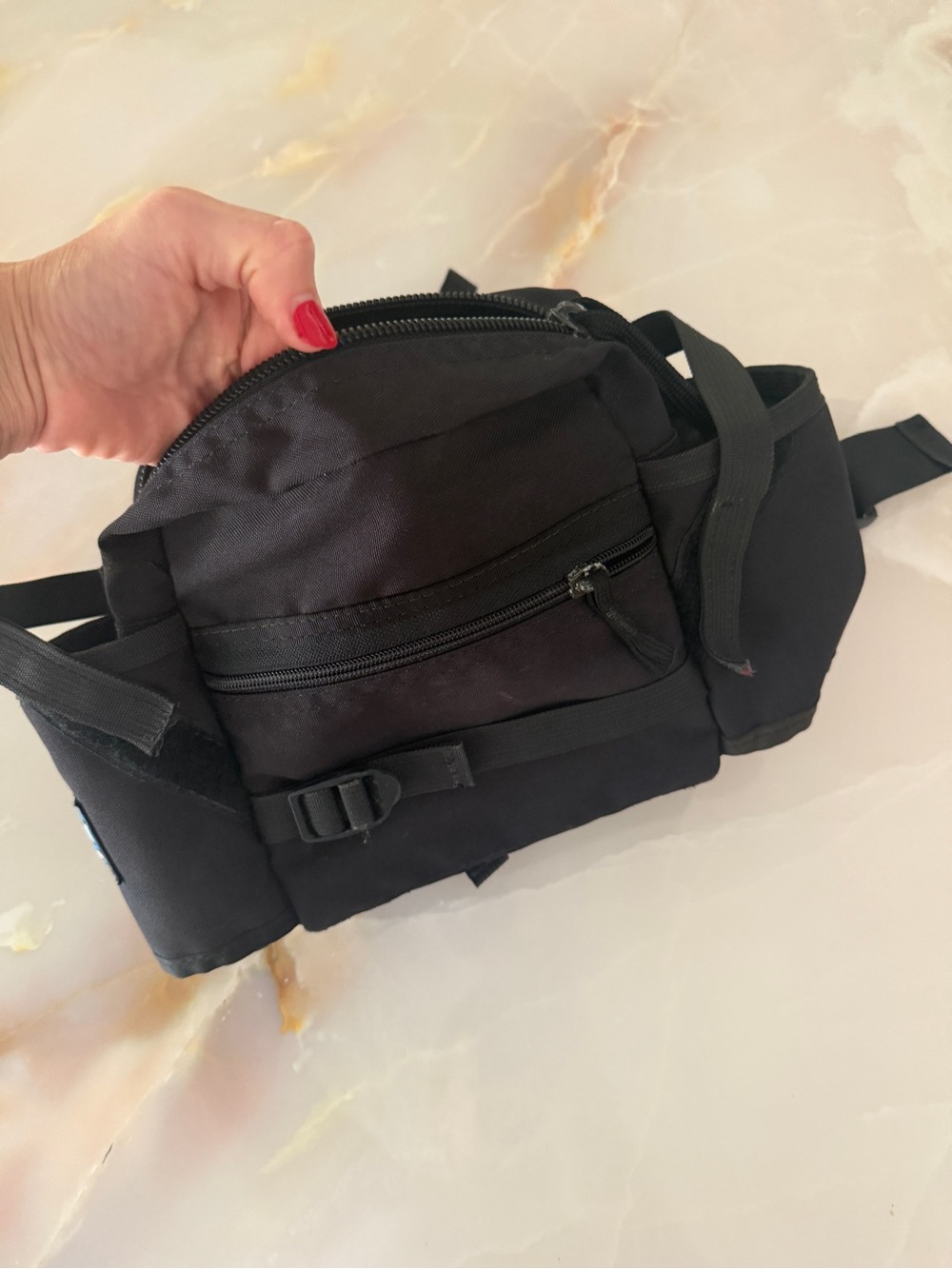 Black Men's Waist Bag - Unbranded